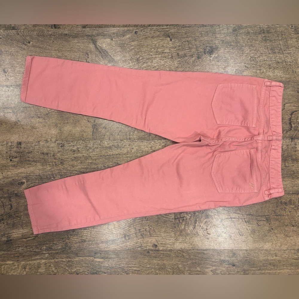 Tory Burch Alexa Cropped Skinny Pants – Pink Coral, Size 29 - Picture 5 of 6